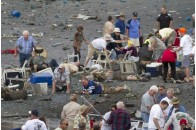 Авіакатастрофа у Неваді: трибуна розлетілась на маленькі шматочки