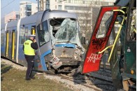 Три трамваї в’їхали один в одного в Польщі, багато постраждалих