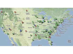 В Інтернет потрапила карта ядерних об’єктів США