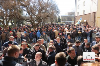 Акція протесту під стінами обласної міліції