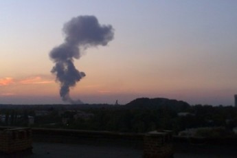 На заході Донецька пролунав потужний вибух ВІДЕО