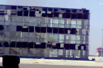 Військові показали, як виглядає донецький аеропорт під час обстрілів ВІДЕО