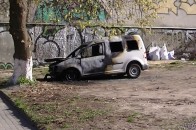 У Луцьку спалили автівку члена міськвиконкому ФОТО