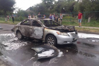 У Луцьку під час руху вибухнула «Toyota», є постраждалі ОНОВЛЕНО