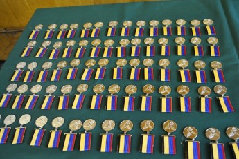 У шахтарському місті Волині нагородили медалями учасників АТО ФОТО