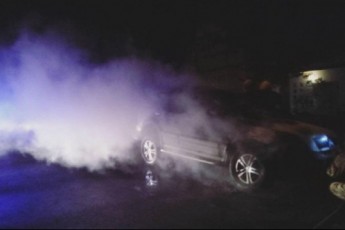 Вночі у Луцьку згорів автомобіль