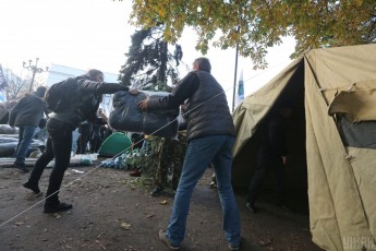 У Києві протестувальники заблокували одну з центральних вулиць