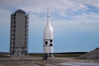 NASA показала відео запуску місячного корабля