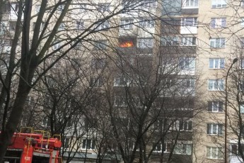 В Луцьку сталась пожежа в квартирі багатоповерхівки
