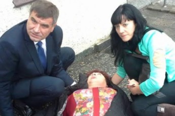 Перший заступник мера Жмеринки побив депутата від УКРОПу Ольгу Пащук