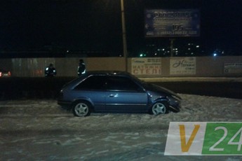 У Луцьку п'яний водій розбив авто та поскандалив з поліцейськими