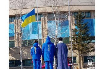 В Кореї урочисто підняли український прапор