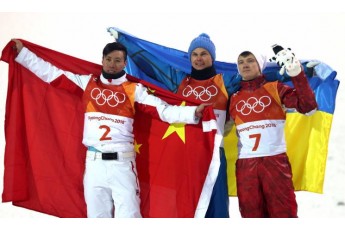 Найяскравіші фото з перемоги українця Олександра Абраменка на Олімпіаді в Пхьончхані