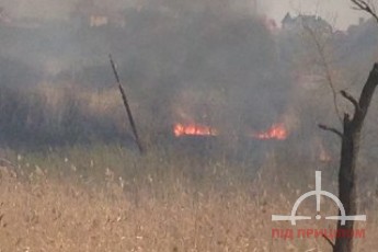 Пожежа у Луцьку: горить Гнідавське болото