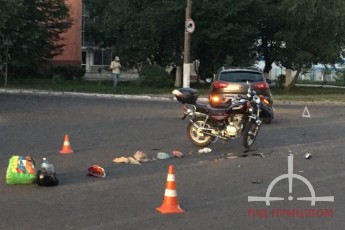 ДТП у Луцьку: мотоцикліст 