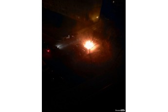 У Луцьку вночі горів автомобіль (фото, відео)