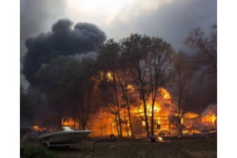 Українка рятувала дітей із епіцентру пожежі в Каліфорнії (відео)