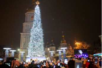 Київська новорічна ялинка визнана найкрасивішою в Європі