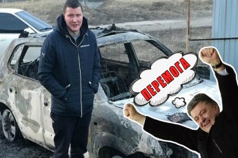 Побили і спалили машину: охорона Порошенка помстилась активістам за інцидент на зустрічі з президентом (Відео)