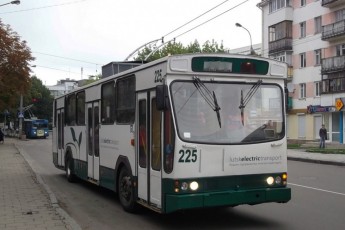 У Луцьку тролейбусний маршрут №12 їздитиме за новою схемою
