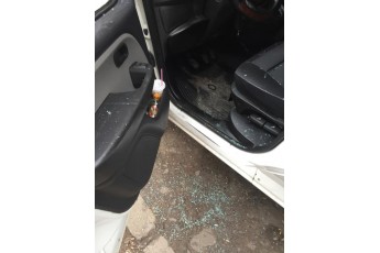 Вночі у Луцьку побили та обікрали два автомобіля (фото)