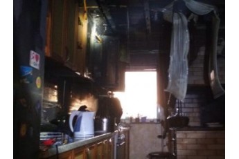 На Волині загорілася літня кухня