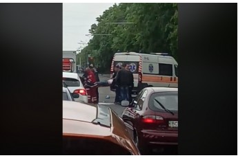 У Луцьку сталась кривава ДТП – постраждалого забрали на ношах у 