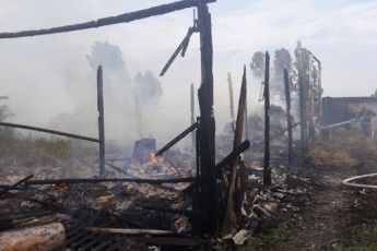 У селі на Волині трапилася велика пожежа через дитячі пустощі