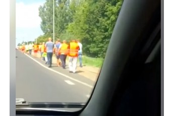 У місті на Волині далекобійники перекрили дорогу (відео)