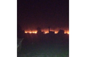 Біля Луцька сталася пожежа – горіло поле (фото)