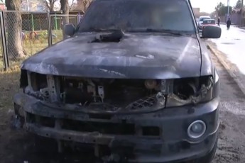 У Луцьку спалили авто місцевого бізнесмена (деталі, відео)