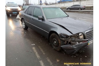 У Луцьку зіткнулись два автомобілі (фото)