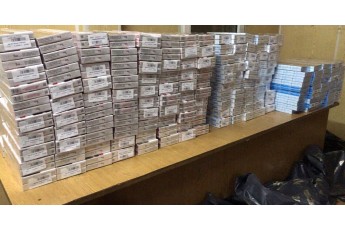 Через волинську митницю намагалися провезти 3700 пачок контрабандних цигарок