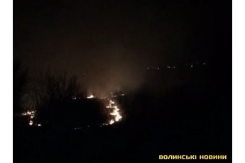 У Луцьку у районі Вишкова − масштабна пожежа (відео)