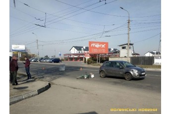 Повідомили про стан потерпілого велосипедиста у ДТП поблизу блокпоста у Луцьку
