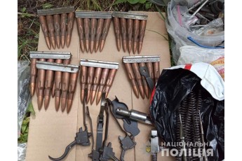 Лучанин зберігав десятки одиниць зброї та сотні боєприпасів (фото)