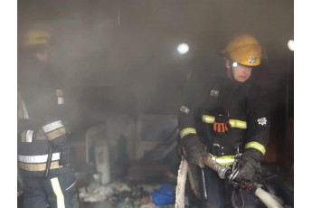 У Луцьку через пожежу у господарській будівлі мало не стався вибух