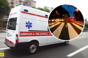 У місті на Волині на пішохідному переході автомобіль збив чоловіка: у потерпілого травма голови