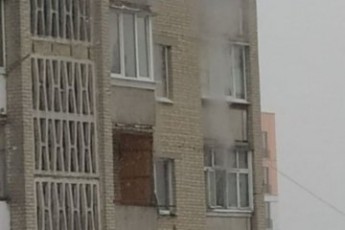 У Луцьку горіла квартира в будинку (фото)