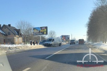 У Луцьку – ДТП: зіткнулися два автомобілі