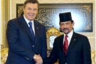 Янукович закликав брунейських підприємців до активної співпраці