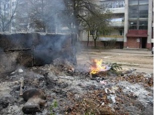 Лучани масово скаржаться на самовільне спалювання сміття