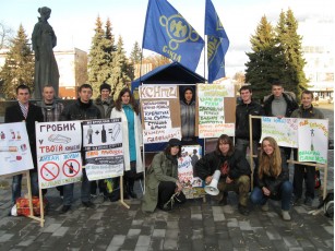 «Студентська Свобода» і «Сокіл» провели у Луцьку акцію «Здоровий стиль!»