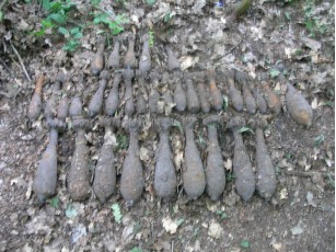 Волиняни відкопали 13 боєприпасів часів ВВВ