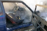 У Рівному в гаражному кооперативі згоріла «Таврія»