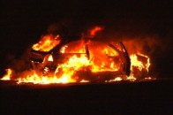 У Рівному підпалили автомобіль, який належить «Рівнеобленерго»