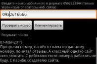 Інтернет список номерів  кривдників і бабіїв