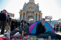 На Майдані Незалежності пройшла акція протесту з пікніком