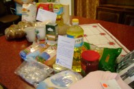 У Луцьку ветеранів привітали продуктовими наборами