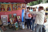 Вишиті картини хлопців з Ковельської виховної колонії вперше продемонстрували на Волинському обласному конкурсі